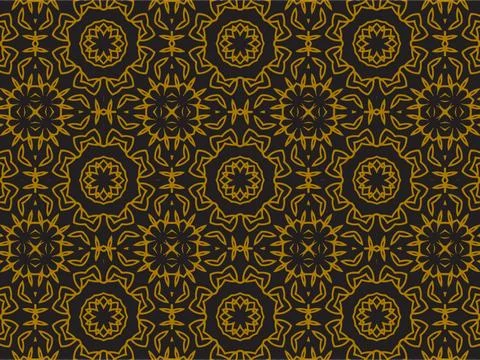 Pattern Gold Stock Illustration