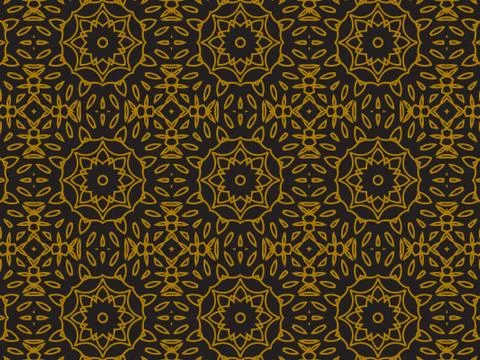 Pattern Gold Stock Illustration