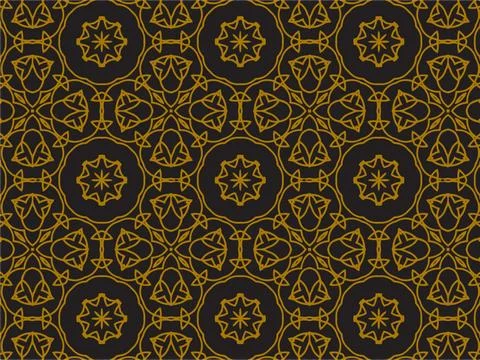 Pattern Gold Stock Illustration