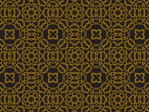 Pattern Gold Stock Illustration