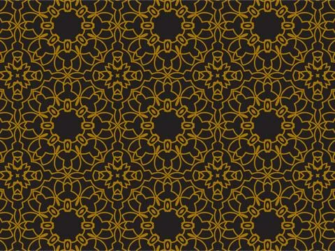 Pattern Gold Stock Illustration