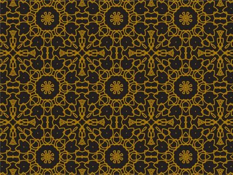Pattern Gold Stock Illustration