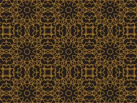 Pattern Gold Stock Illustration