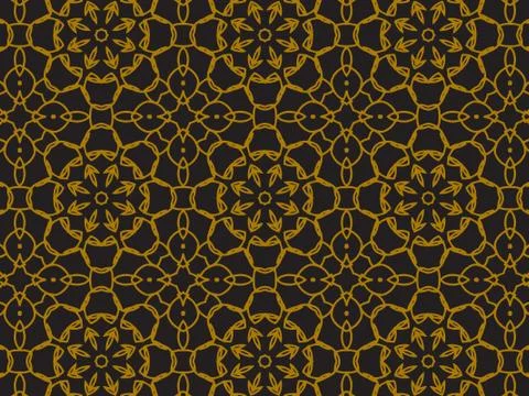 Pattern Gold Stock Illustration