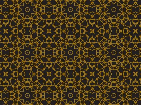 Pattern Gold Stock Illustration
