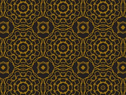 Pattern Gold Stock Illustration