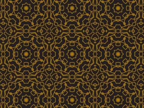 Pattern Gold Stock Illustration