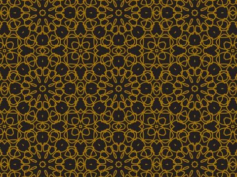 Pattern Gold Stock Illustration