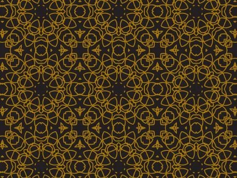 Pattern Gold Stock Illustration