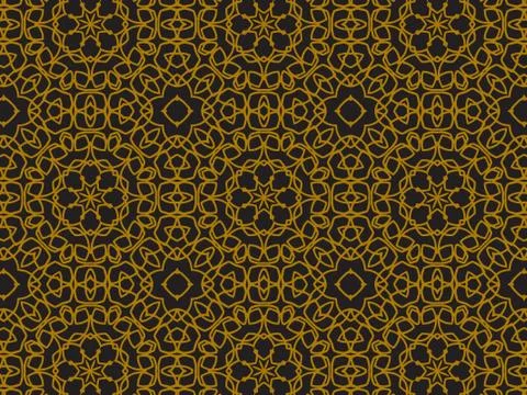 Pattern Gold Stock Illustration