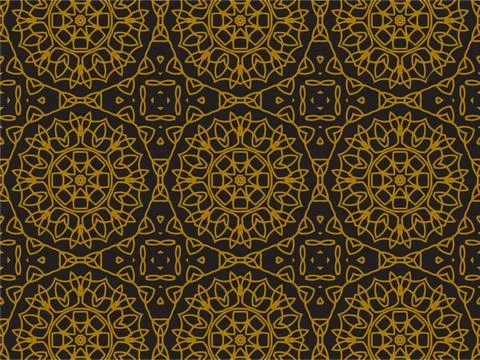 Pattern Gold Stock Illustration