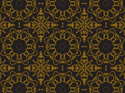 Pattern Gold Stock Illustration