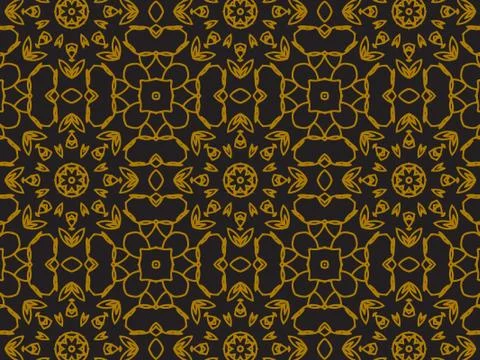 Pattern Gold Stock Illustration