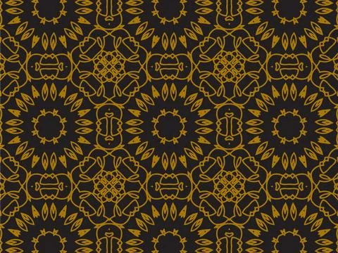 Pattern Gold Stock Illustration