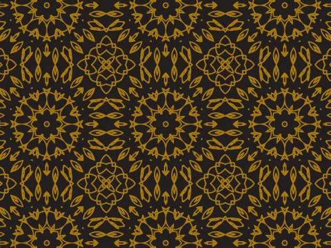 Pattern Gold Illustrazione stock