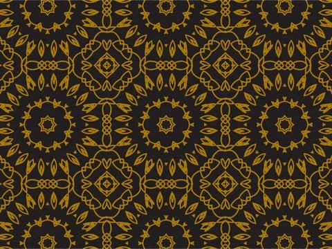 Pattern Gold Stock Illustration