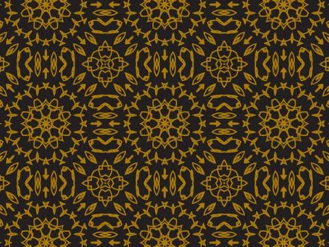Pattern Gold Stock Illustration
