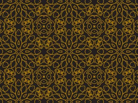 Pattern Gold Stock Illustration