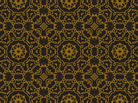 Pattern Gold Stock Illustration