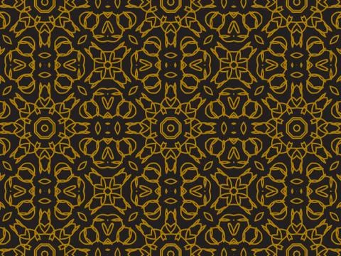Pattern Gold Stock Illustration