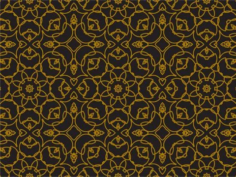 Pattern Gold Stock Illustration