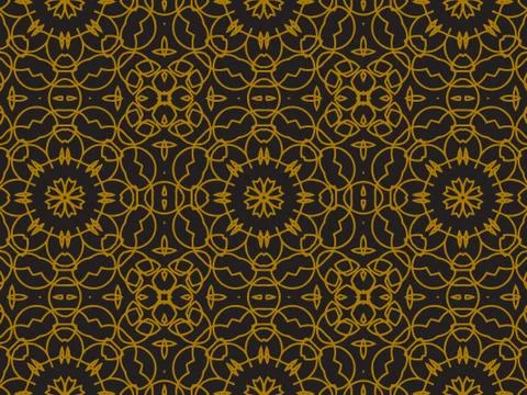 Pattern Gold Stock Illustration