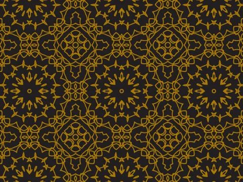 Pattern Gold Stock Illustration