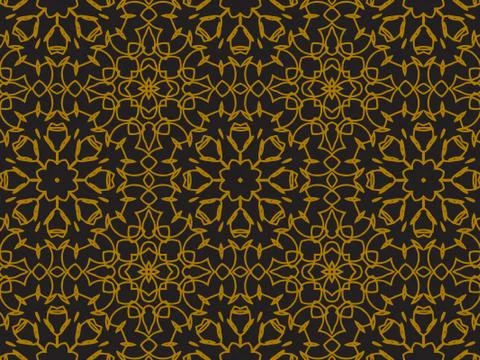 Pattern Gold Stock Illustration