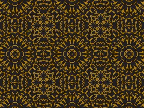 Pattern Gold Illustrazione stock