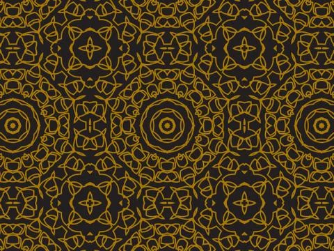 Pattern Gold Stock Illustration