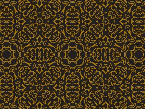 Pattern Gold Stock Illustration