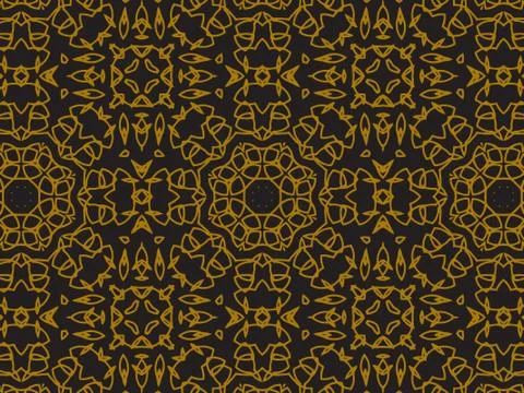 Pattern Gold Stock Illustration