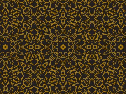 Pattern Gold Stock Illustration