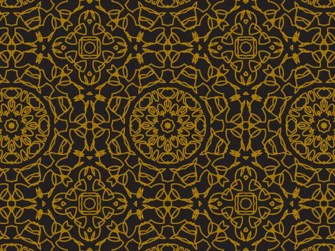Pattern Gold Stock Illustration