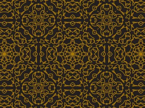 Pattern Gold Stock Illustration