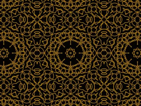 Pattern Gold Stock Illustration