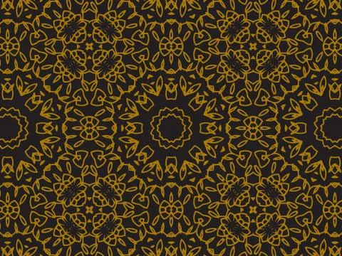 Pattern Gold Illustrazione stock