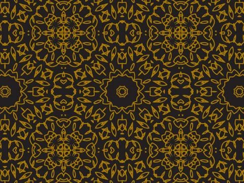 Pattern Gold Stock Illustration