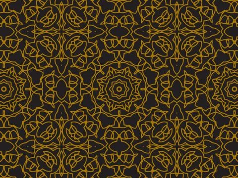 Pattern Gold Stock Illustration