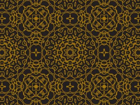 Pattern Gold Stock Illustration