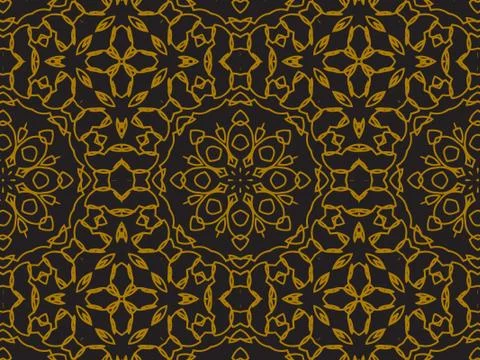 Pattern Gold Stock Illustration