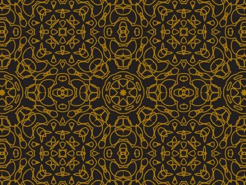 Pattern Gold Stock Illustration
