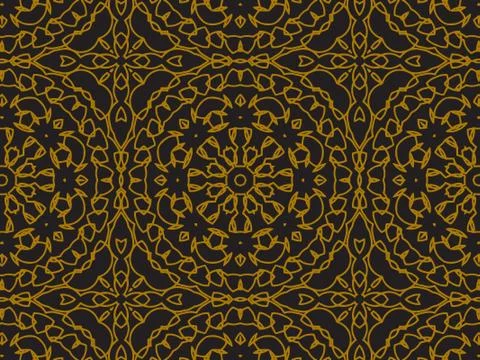 Pattern Gold Stock Illustration