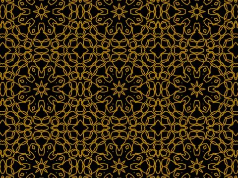 Pattern Gold Stock Illustration