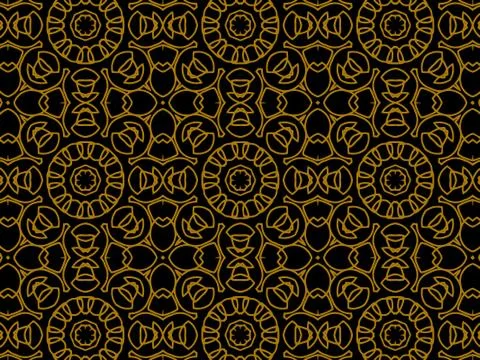 Pattern Gold Stock Illustration