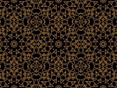 Pattern Gold Stock Illustration