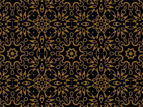 Pattern Gold Stock Illustration