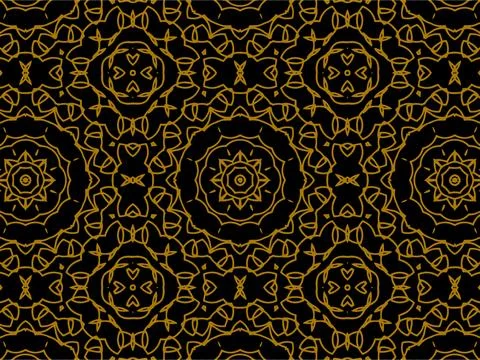 Pattern Gold Stock Illustration