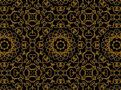 Pattern Gold Stock Illustration
