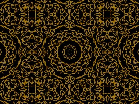 Pattern Gold Stock Illustration